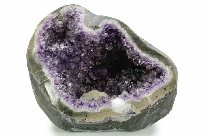 Wide, Freestanding Purple Amethyst Geode - Uruguay #380257